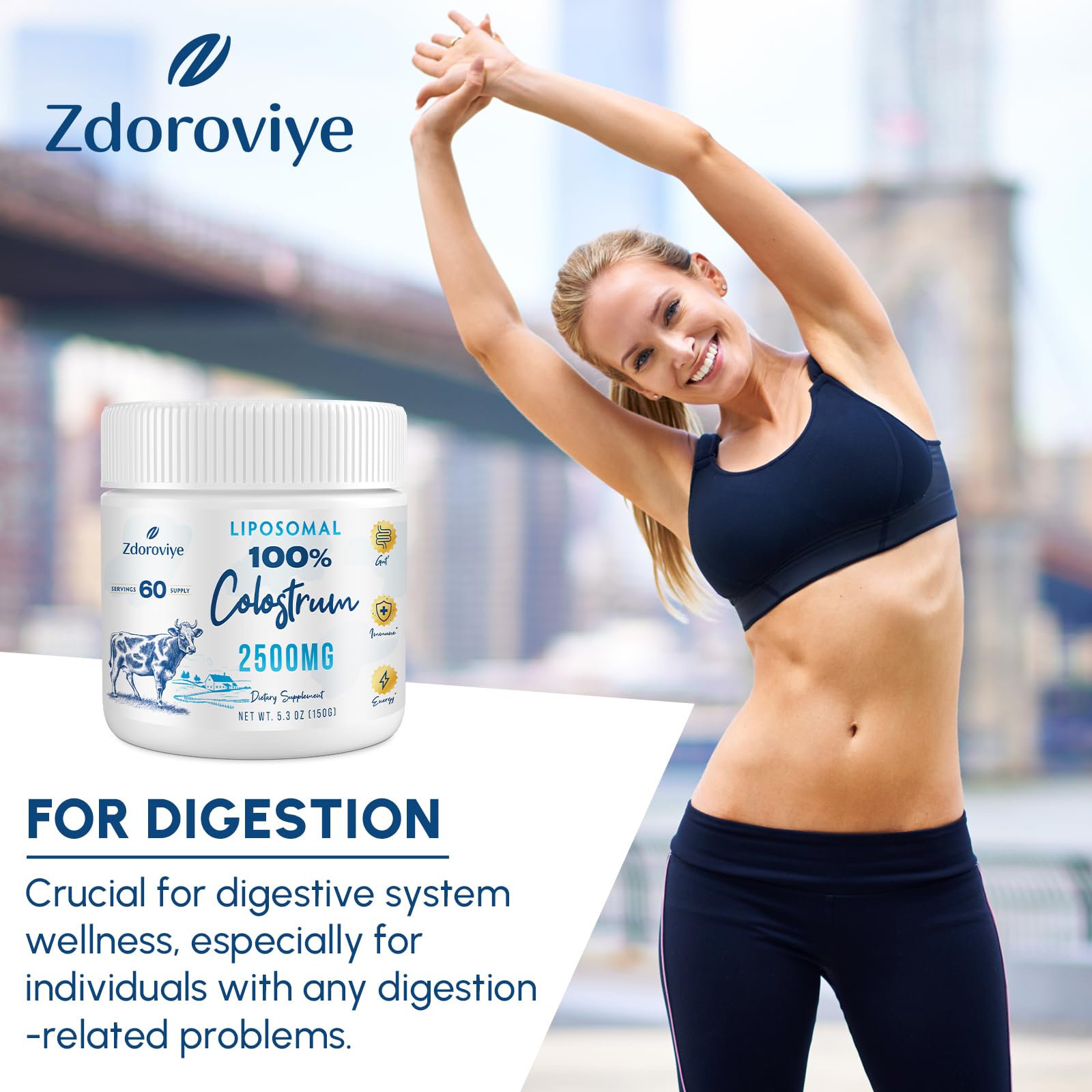 Zdoroviye etiqueta nutricional en primer plano para información clara
