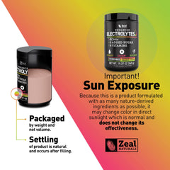 Escena lifestyle con botella y equipo fitness, Zeal Naturals ideal para rutinas activas