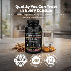 Zeal Naturals frasco en entorno natural que sugiere bienestar