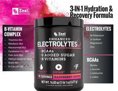 Contenedor Zeal Naturals en mano para comparar tamaño y cantidades, bote práctico y portátil