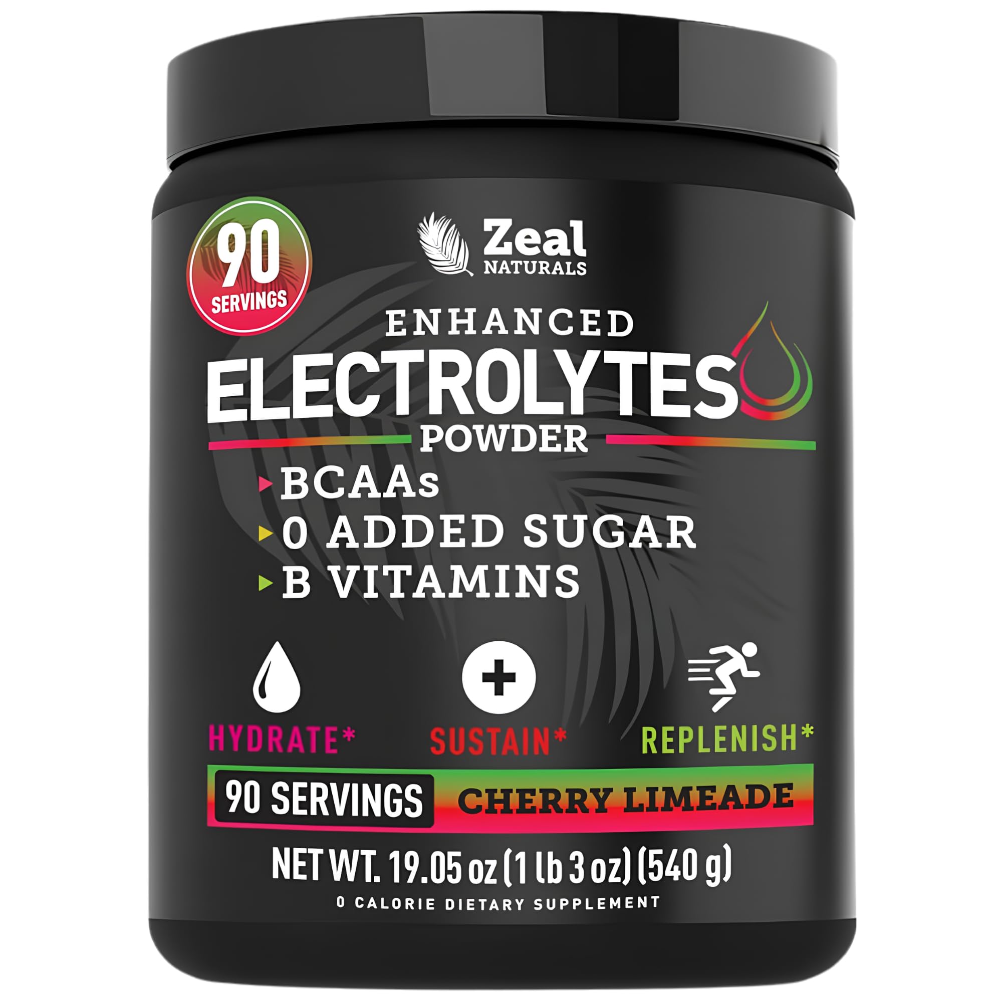Zeal Naturals frente del envase mostrando marca y sabor para identificación rápida