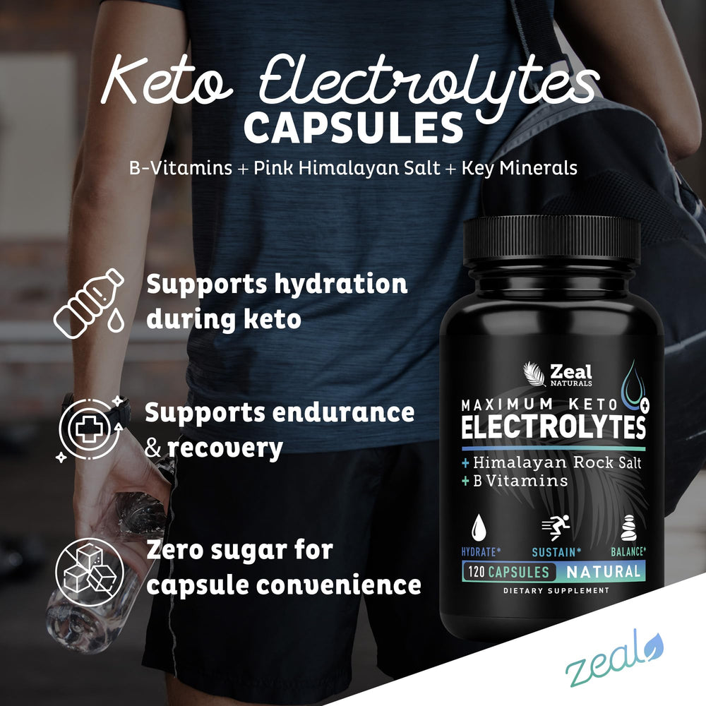 ingredientes clave Zeal Naturals: sal rosa, potasio y magnesio malato visibles