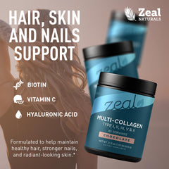 Vaso con batido de chocolate Zeal Naturals preparado, mezcla homogénea y sabor