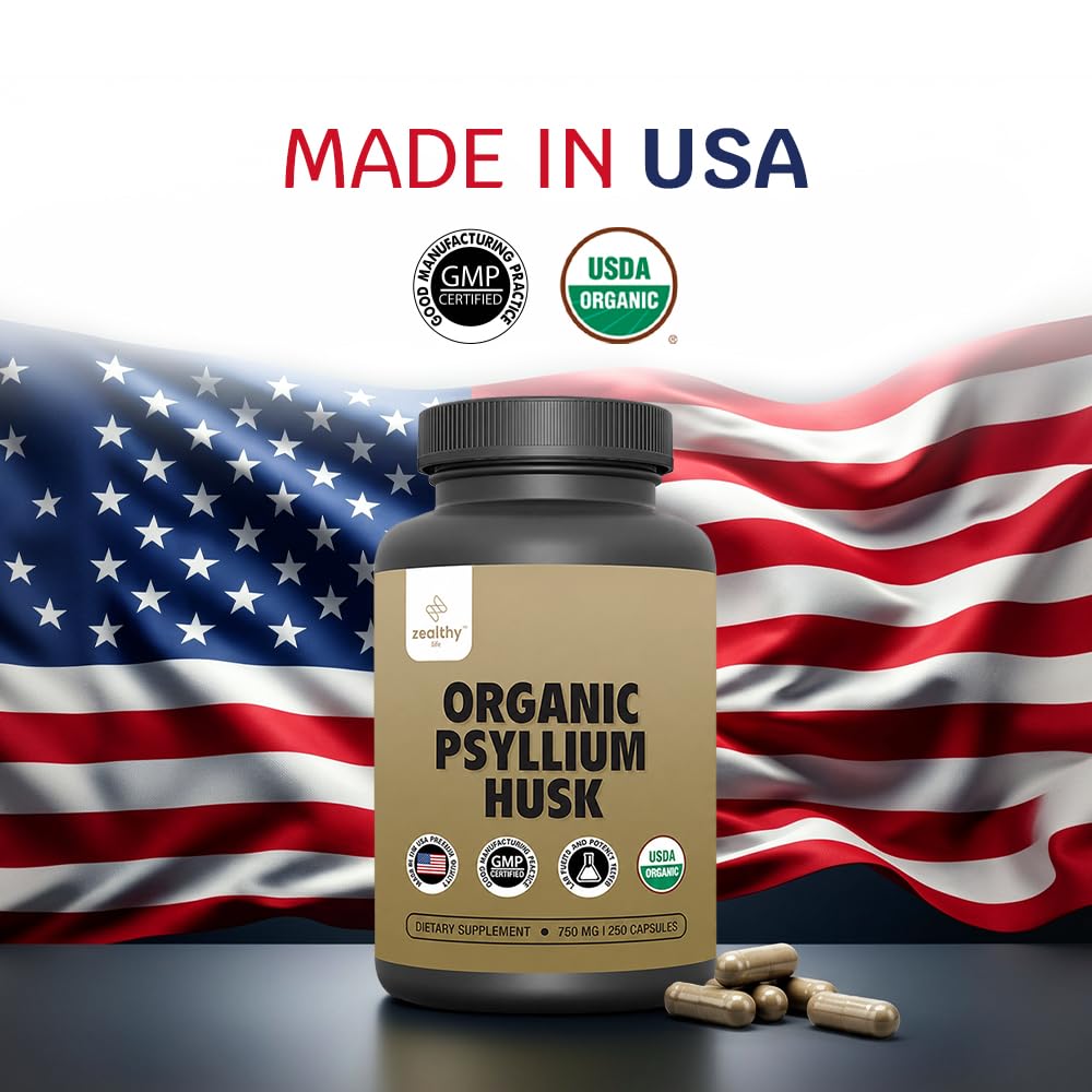 Zealthy Life etiqueta de ingredientes y sellos de libre de gluten y GMO