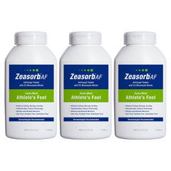 Zeasorb envase frontal mostrando el producto y control de humedad