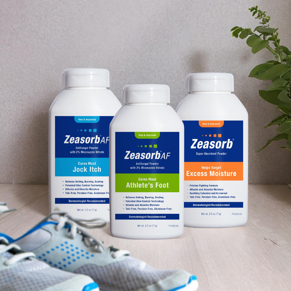 Zeasorb en contexto deportivo para mantener frescura durante ejercicio