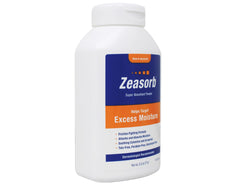 Zeasorb aplicado en pies para mantenerlos secos y cómodos durante actividad