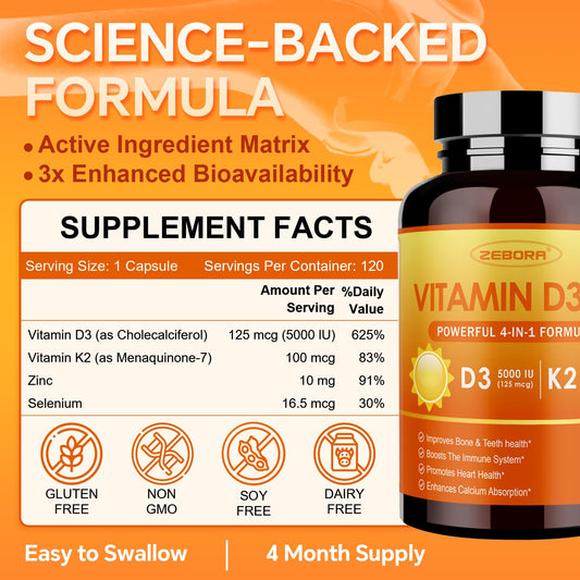 Capsulas de ZEBORA para dosis diaria fáciles de tragar y convenientes.