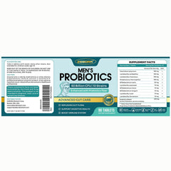 ZEBORA probióticos para hombres, sin gluten ni soja, opción hipoalergénica.
