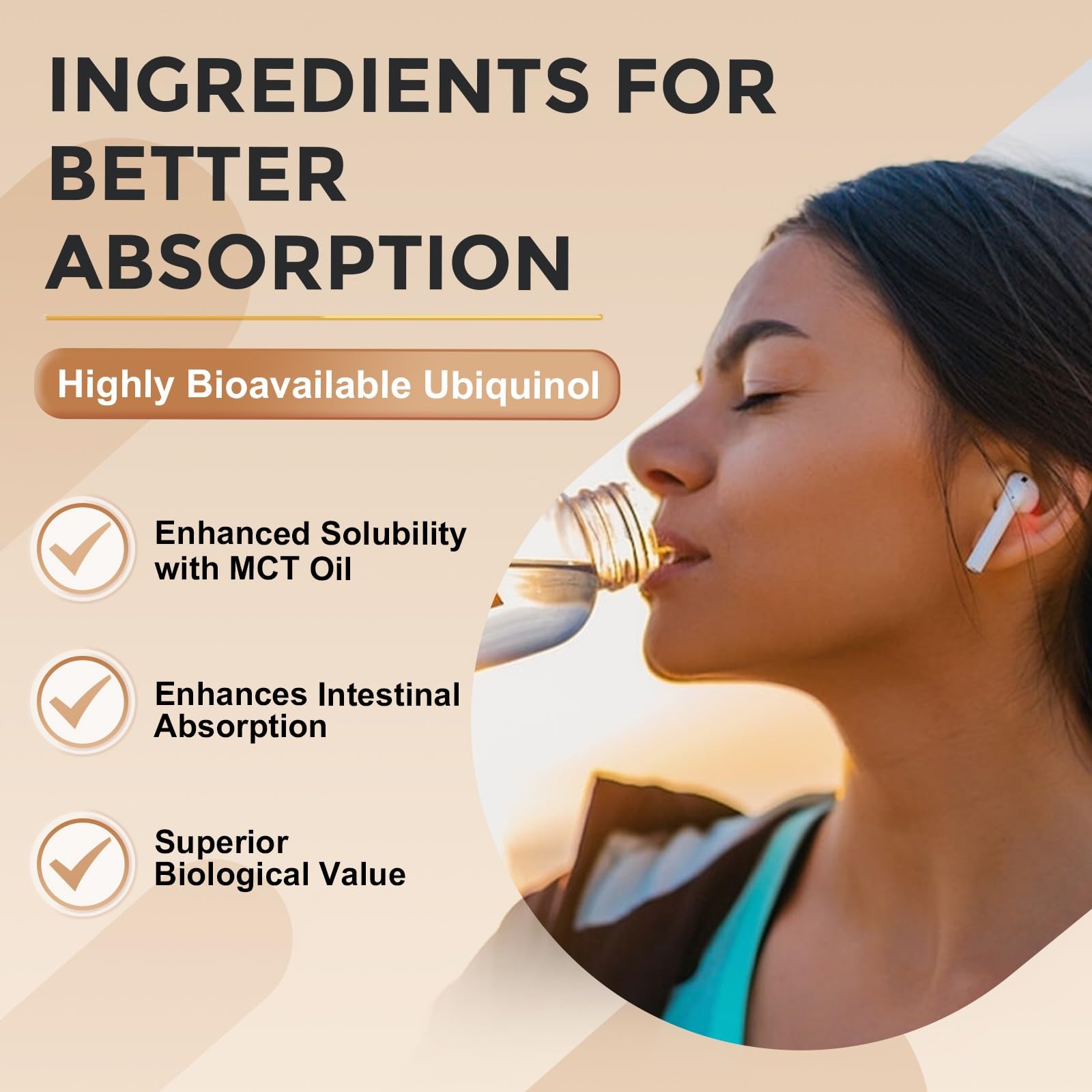 ZEBORA Ubiquinol CoQ10: dosis diaria para apoyar energía y vitalidad.