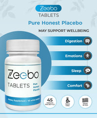Zeebo tabletas junto a una moneda para escala y percepción precisa