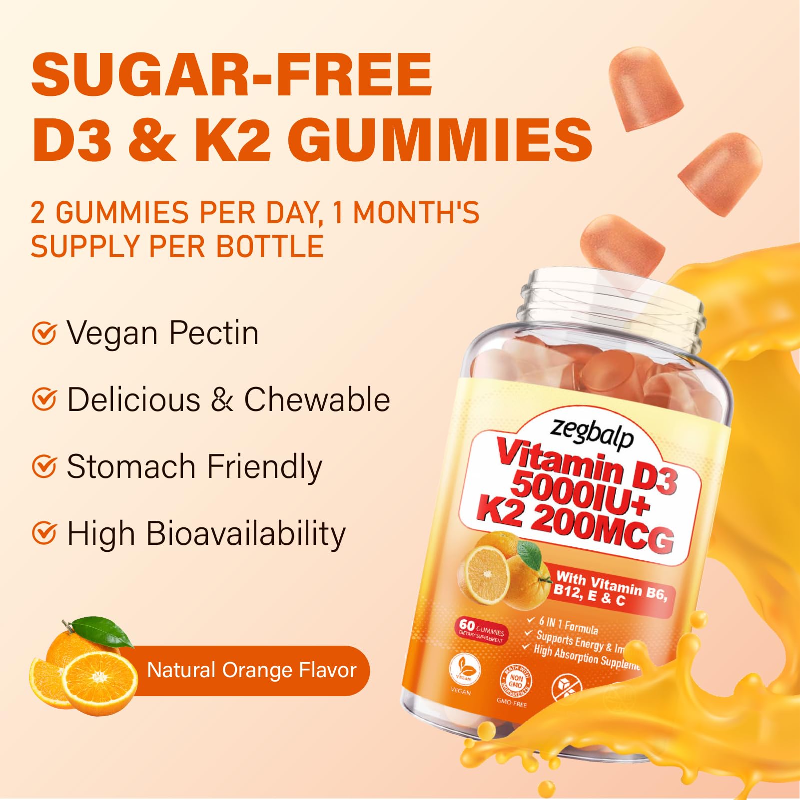 ZEGBALP escena de cocina con gomitas que promueve rutina saludable