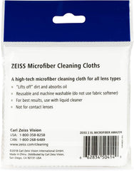 ZEISS paño guardado en bolso, transporte cómodo y listo para usar