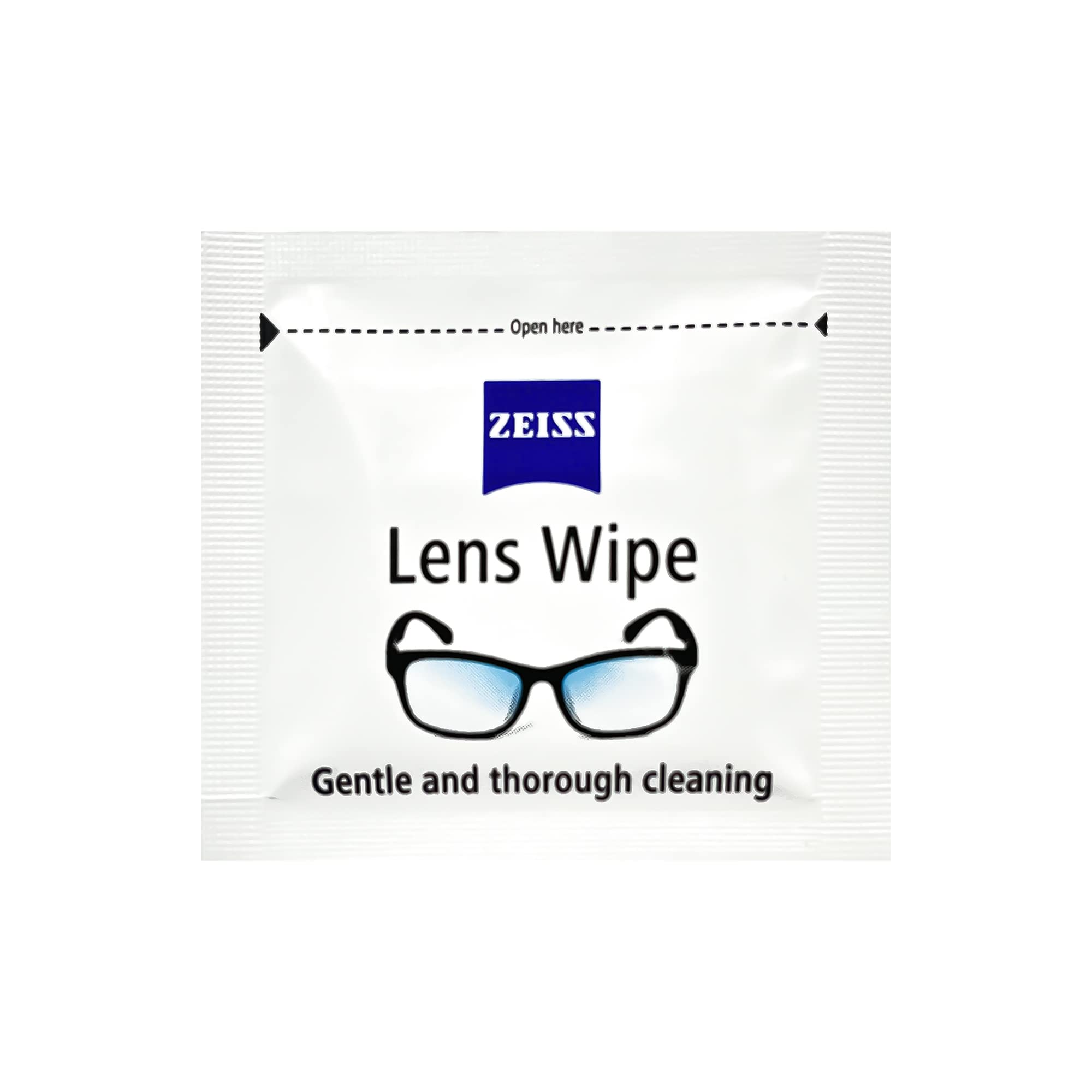 ZEISS etiqueta del paquete indicando seguridad en recubrimientos antirreflectantes
