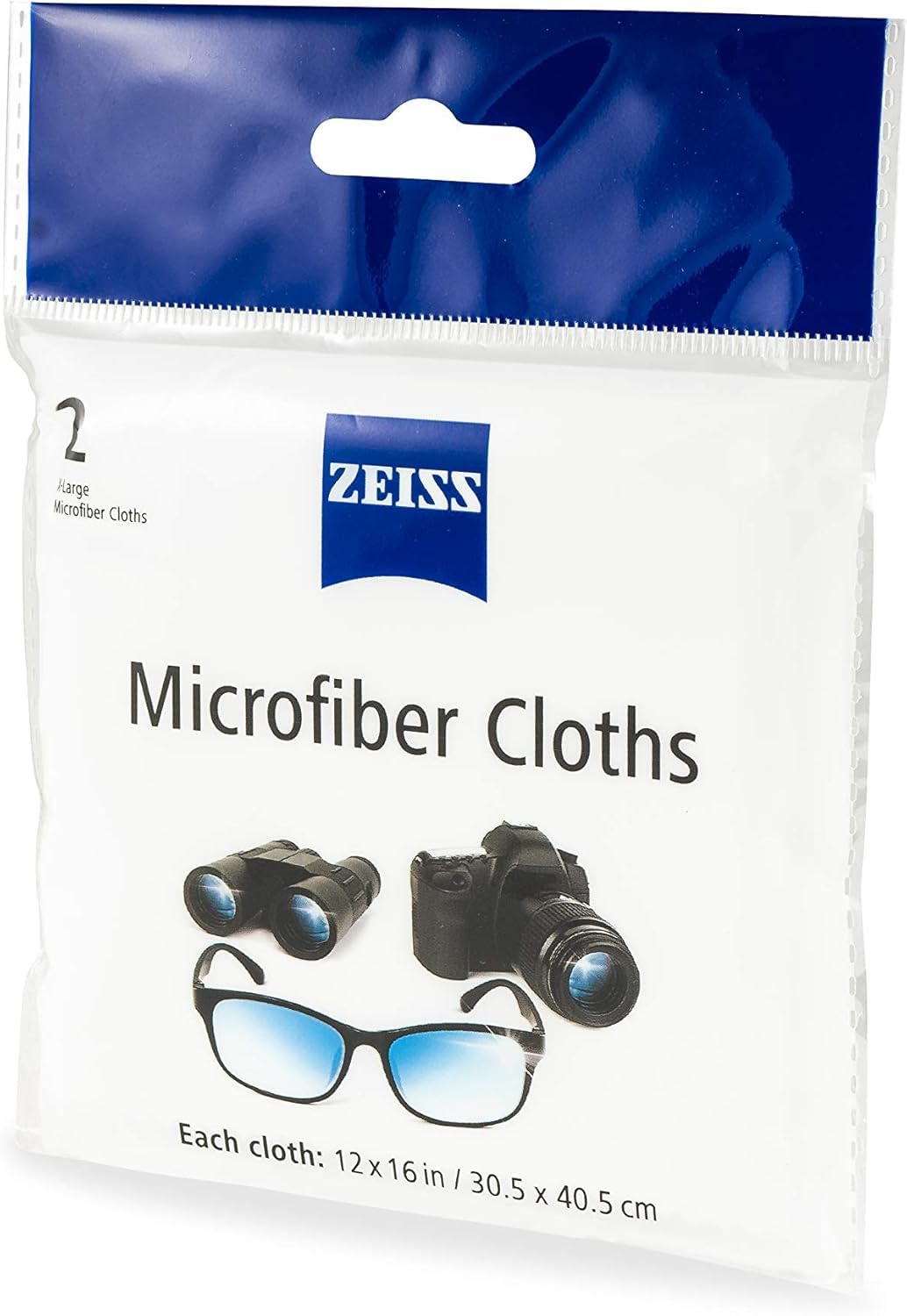 ZEISS paño desplegado comparado con mano para escala y cobertura