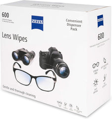 ZEISS toallita desplegada mostrando textura ultra-suave y limpieza eficaz