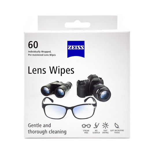 ZEISS primer plano de la textura de la toallita y humedad limpia eficazmente