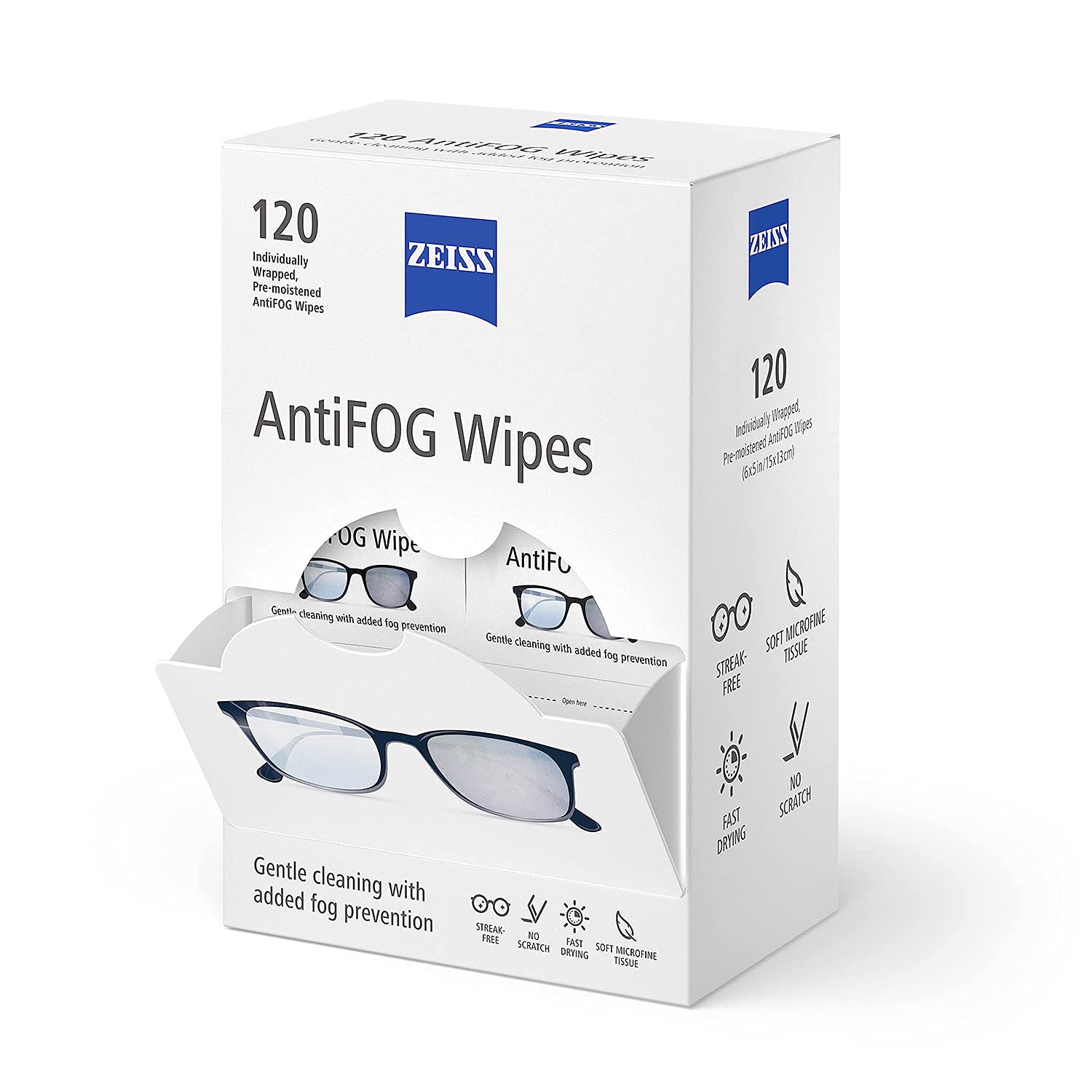 ZEISS textura microfina de la toallita, limpieza sin rayas