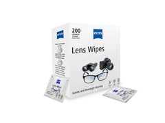 ZEISS comparación antes y después que muestra lentes sin residuos