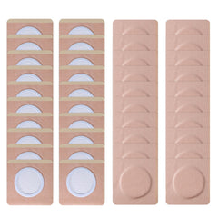 ZELIER parche ombligo frontal mostrando tamaño y forma, práctico