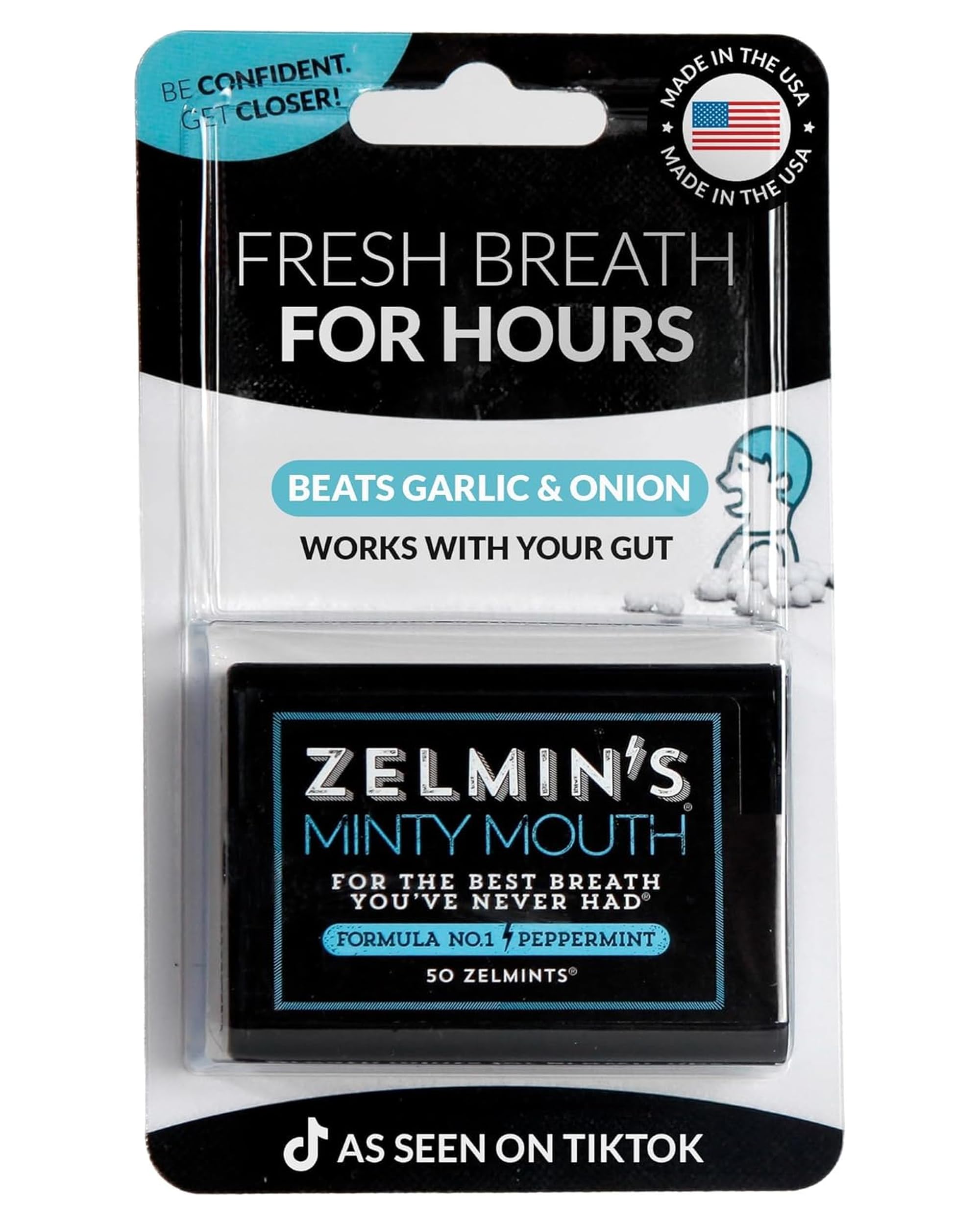 Zelmin's envase frontal delgado listo para llevar, portátil y discreto