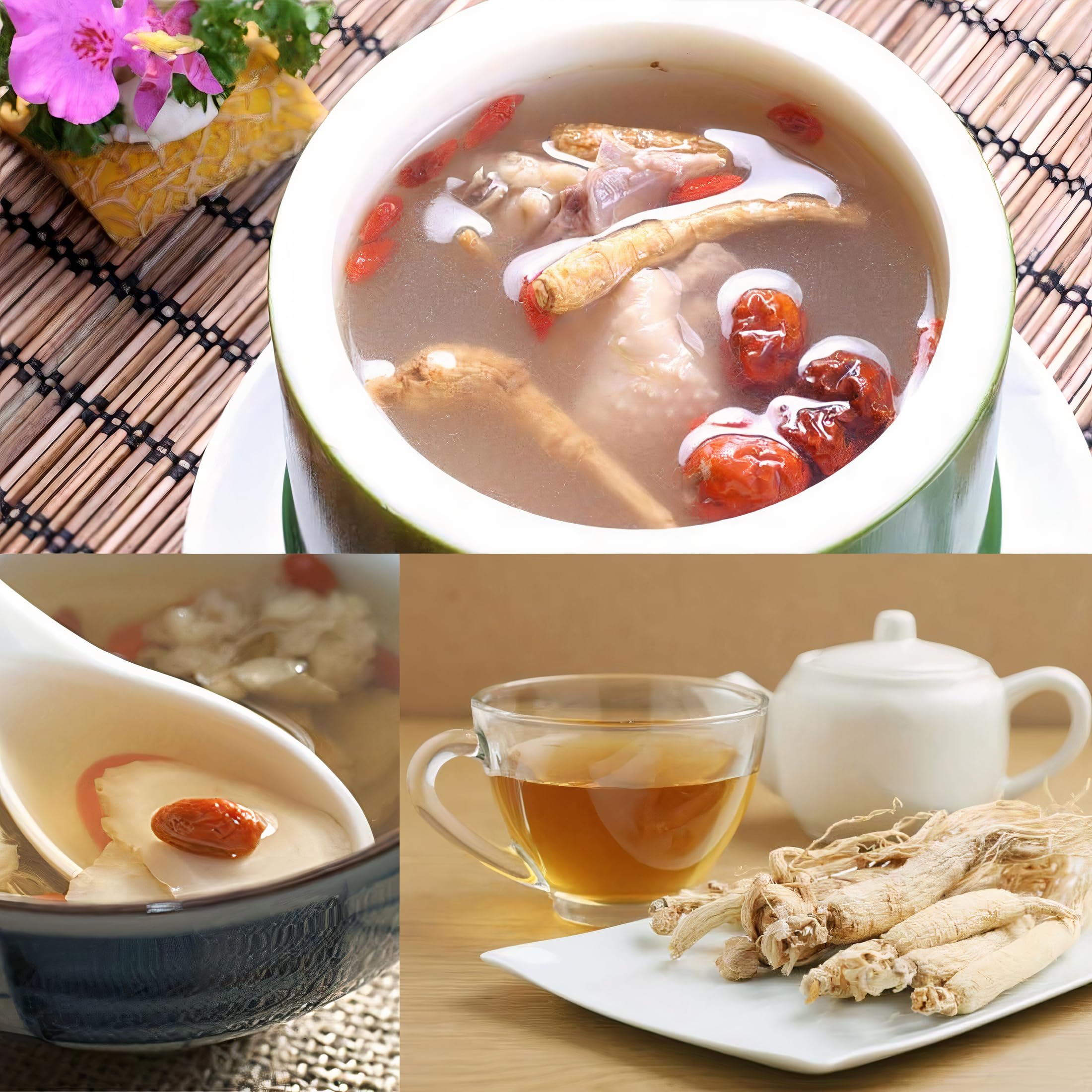 Zen Ginseng comparación de tamaño en mano que facilita dosificación
