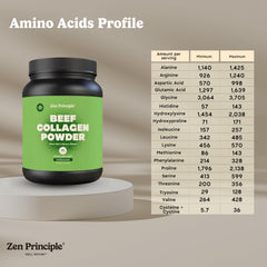 Zen Principle polvo disolviéndose en vaso para consumo diario conveniente