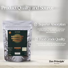 Zen Principle junto a cuchara para escalar dosis y aplicar con precisión
