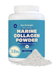 Zen Principle frente del envase mostrando tamaño y marca, aporta confianza
