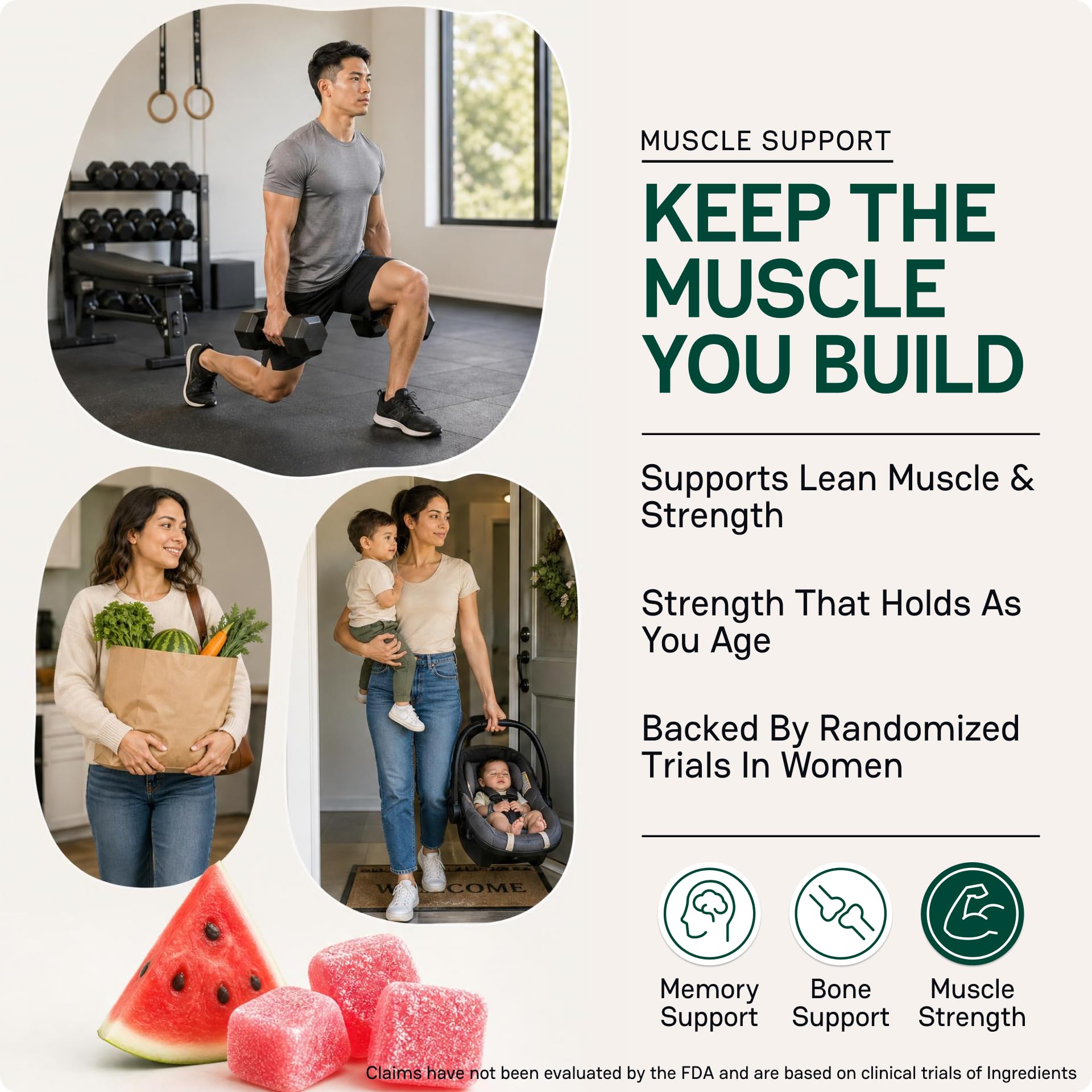 Detalle de la etiqueta Zena Nutrition con ingredientes y sellos de calidad