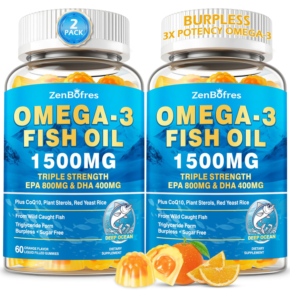 ZenBofres envase frontal mostrando información y beneficio de omega 3