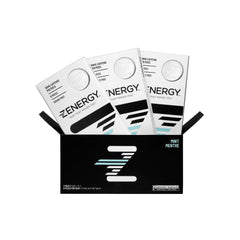 ZENERGY frente del empaque mostrando el diseño y beneficio de energía portátil