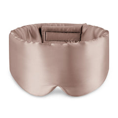 Zenssia antifaz frontal taupe cubre completamente la vista para oscuridad total