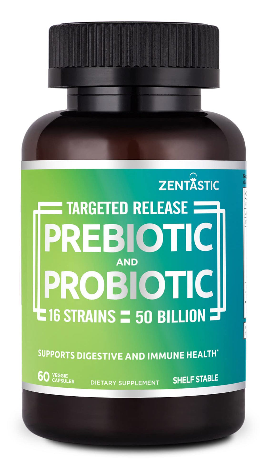 Zentastic frontal del envase mostrando beneficios y 50 mil millones UF como claridad