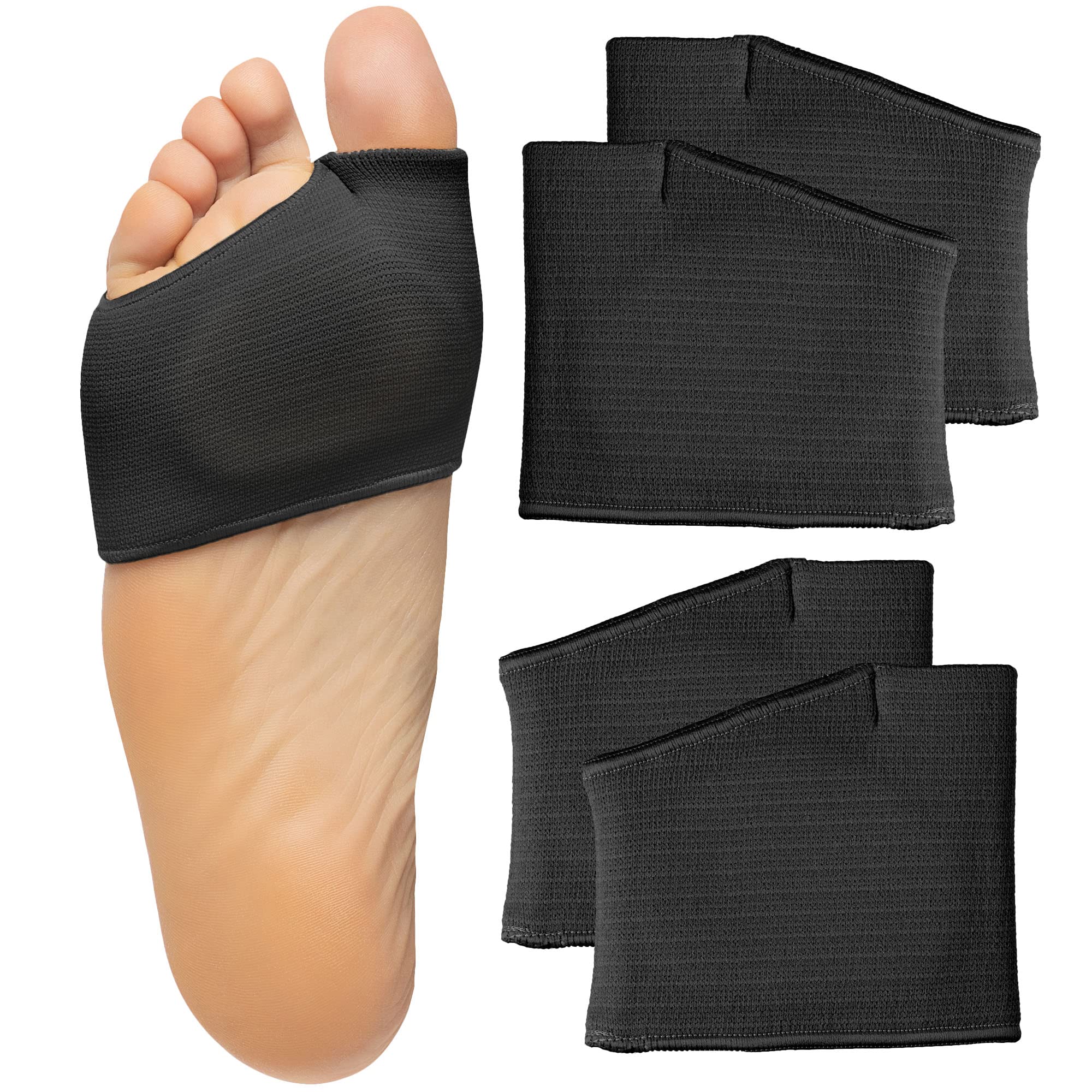 ZenToes empaque frontal mostrando cuatro fundas y beneficio de confort