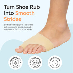 ZenToes primer plano de la almohadilla de gel que amortigua