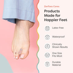 ZenToes cuatro unidades desplegadas para alternar y reemplazar fácilmente
