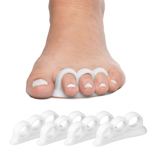 ZenToes empaque frontal mostrando las cuatro crestas y beneficio de repuestos