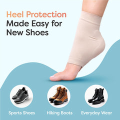 ZenToes primer plano del gel acolchado que protege el talón y reduce rozaduras