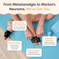ZenToes pie caminando con fundas para comodidad diaria