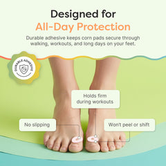 ZenToes almohadilla puesta en dedo dentro de zapato para protección