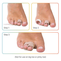 ZenToes etiqueta con nombre y origen fabricado en USA
