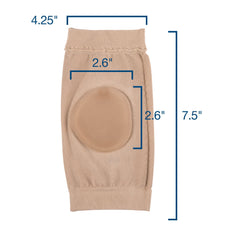 ZenToes etiqueta mostrando material y gel hipoalergénico