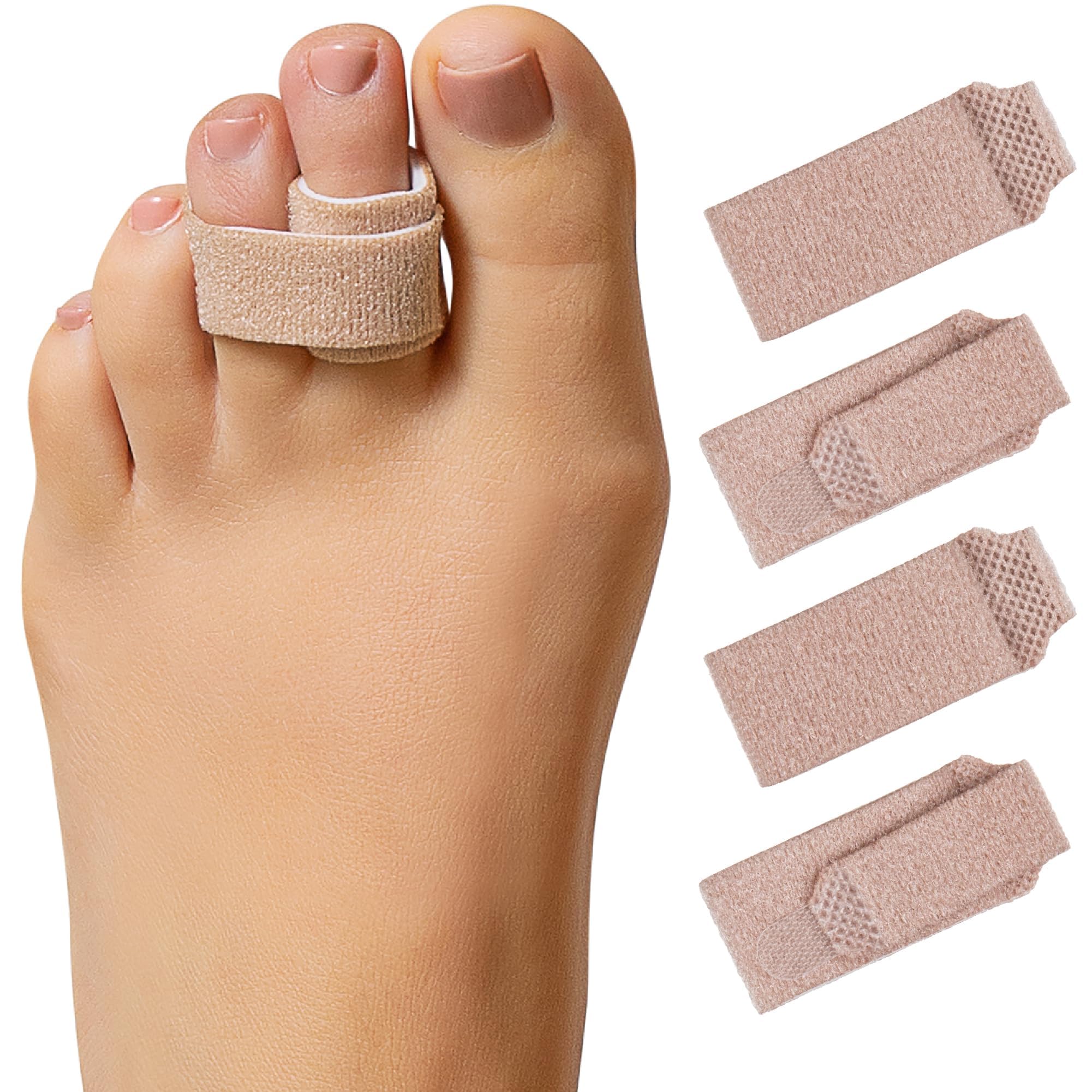 ZenToes frente del paquete mostrando cuatro vendas y beneficios visibles