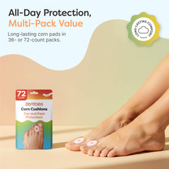 ZenToes pack abierto con todas las almohadillas listo para usar