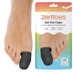 ZenToes empaque frontal mostrando 6 unidades y facilidad de almacenamiento