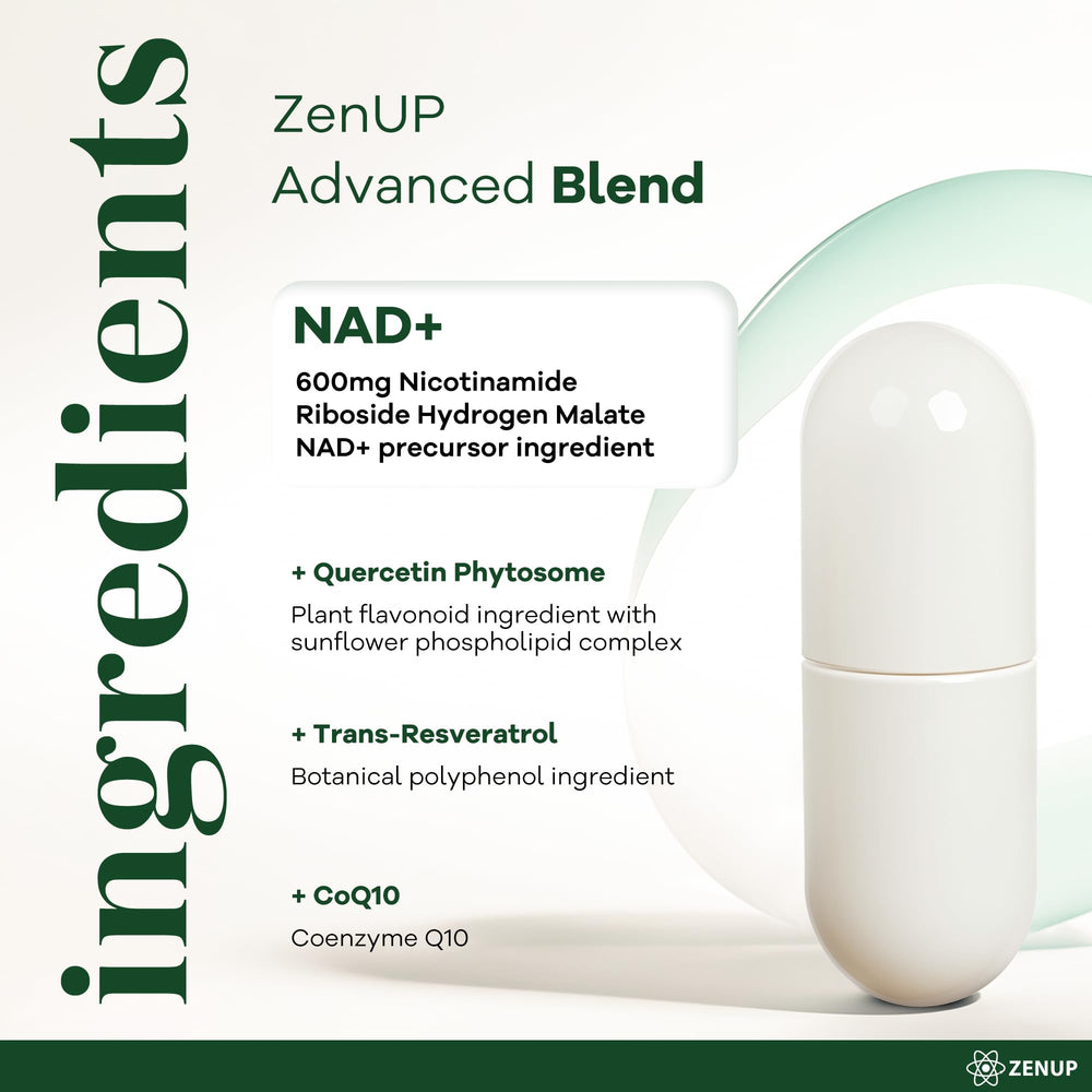 ZenUP envase abierto con cápsulas que facilita la rutina diaria