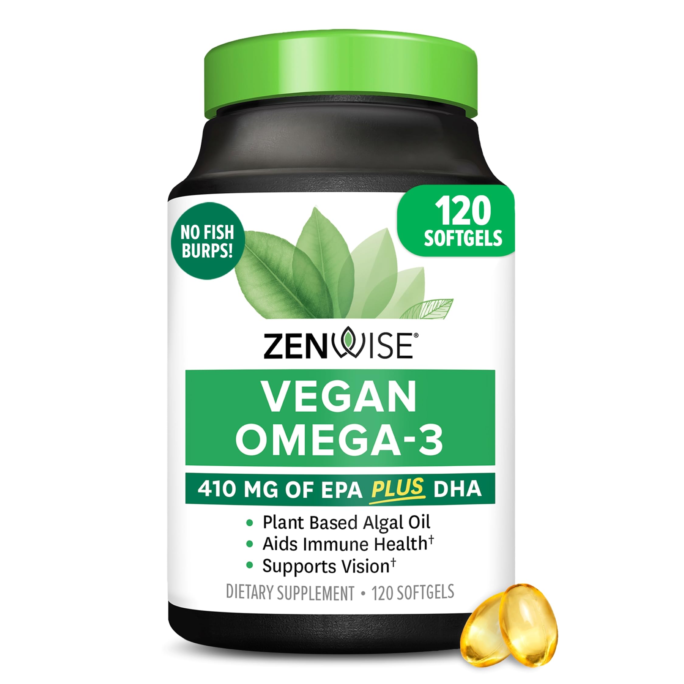 Zenwise Health frente del empaque mostrando etiqueta clara y beneficios