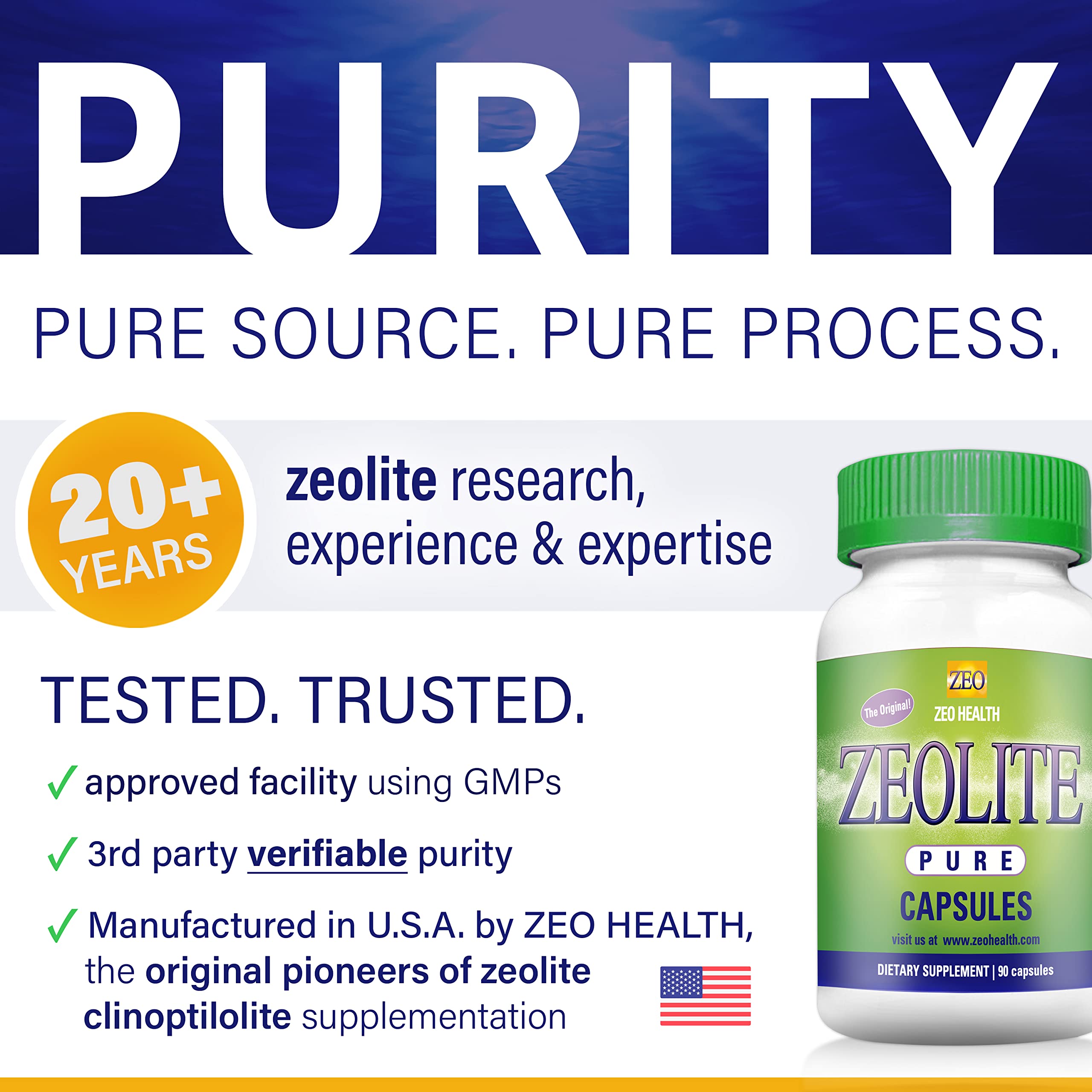 Zeo Health cápsulas en primer plano para dosificación cómoda