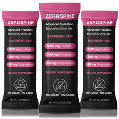 Zerospike frente del paquete 30 sobres muestra conveniencia